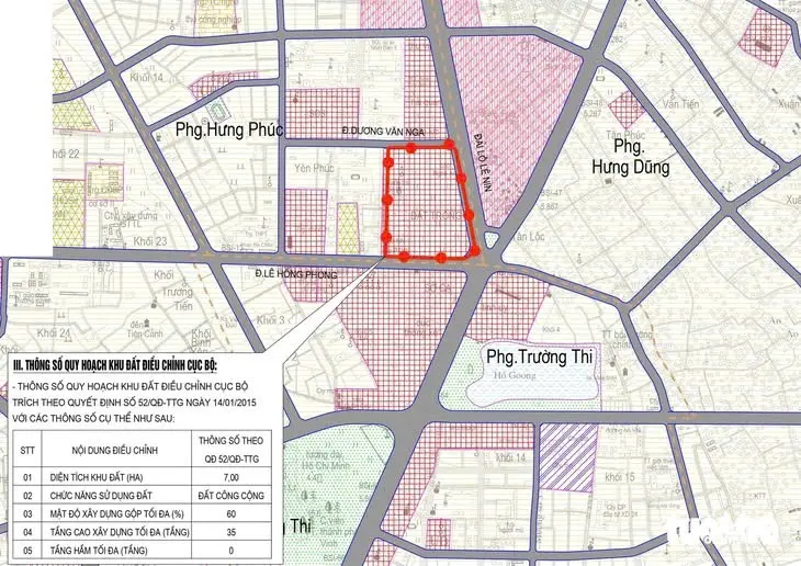 Toàn cảnh quy hoạch khu "đất vàng" Sun Trường Vinh: Từ Trung tâm hành chính đến tổ hợp 39 tầng giữa lõi đô thị TP. Vinh (ảnh 5)