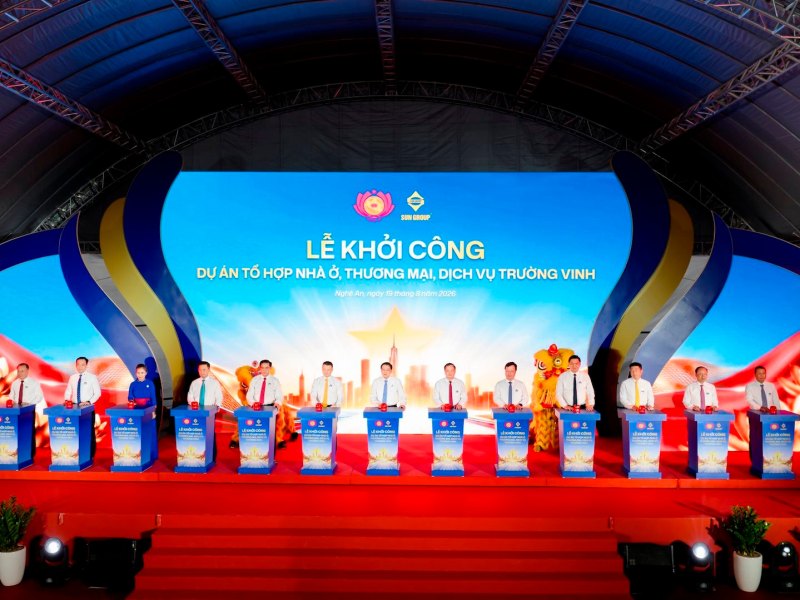 Sun Group sẽ làm tổ hợp 5 tòa tháp cao tới 39 tầng gần 9.000 tỷ đồng tại tỉnh từng rộng nhất Việt Nam