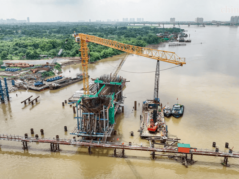 Hà Nội dẫn đần về giải ngân vốn đầu tư công, ‘siêu’ cây cầu 16.000 tỷ vượt sông Hồng là điểm sáng tiến độ